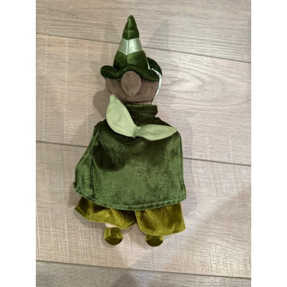 Disney Store Fairy Godmother Plush Doll Green & Gold Velvet 11" Soft Toy Collect - Picture 2 of 6